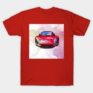 Vintage Alfa Romeo in watercolor T-Shirt